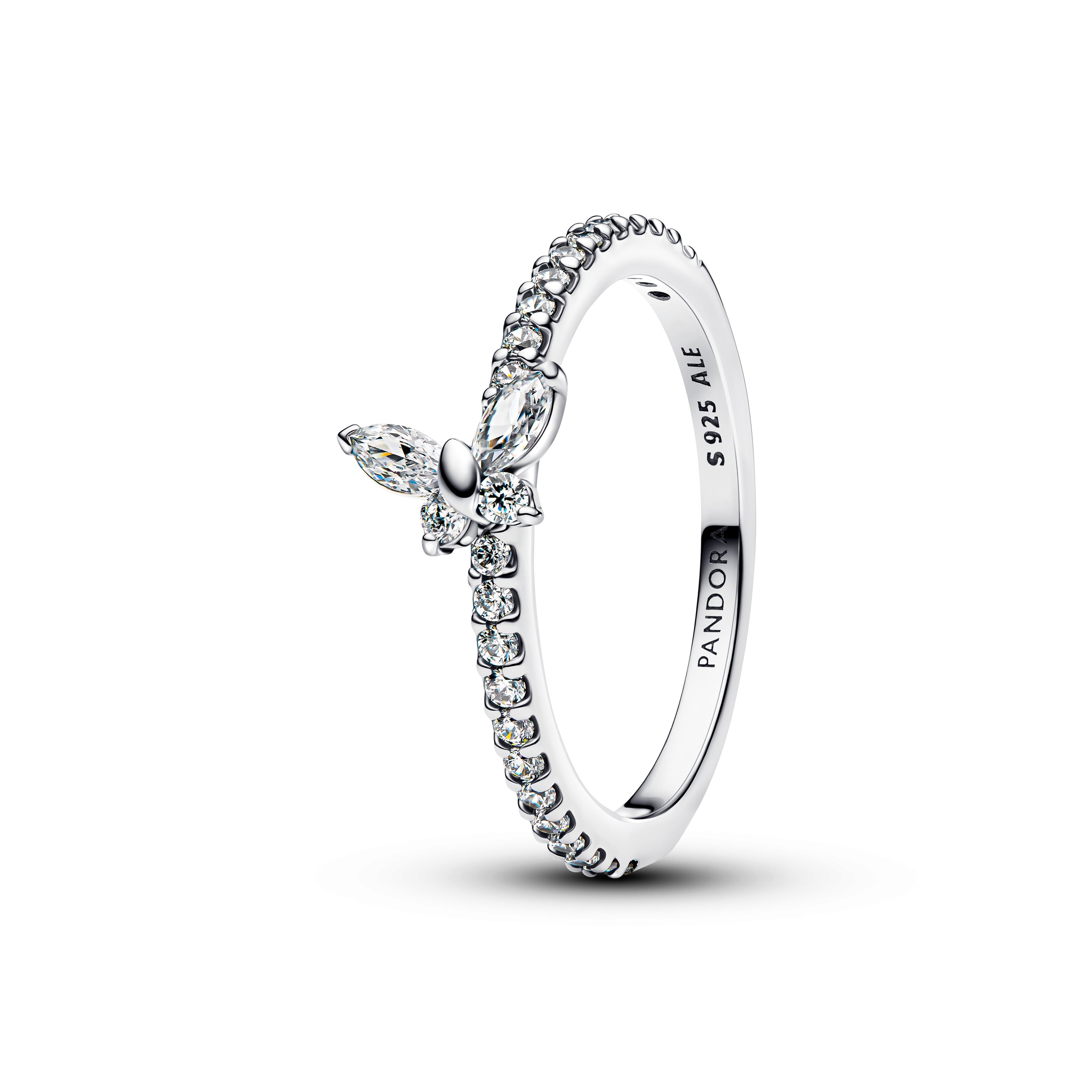 Sparkling Butterfly Ring