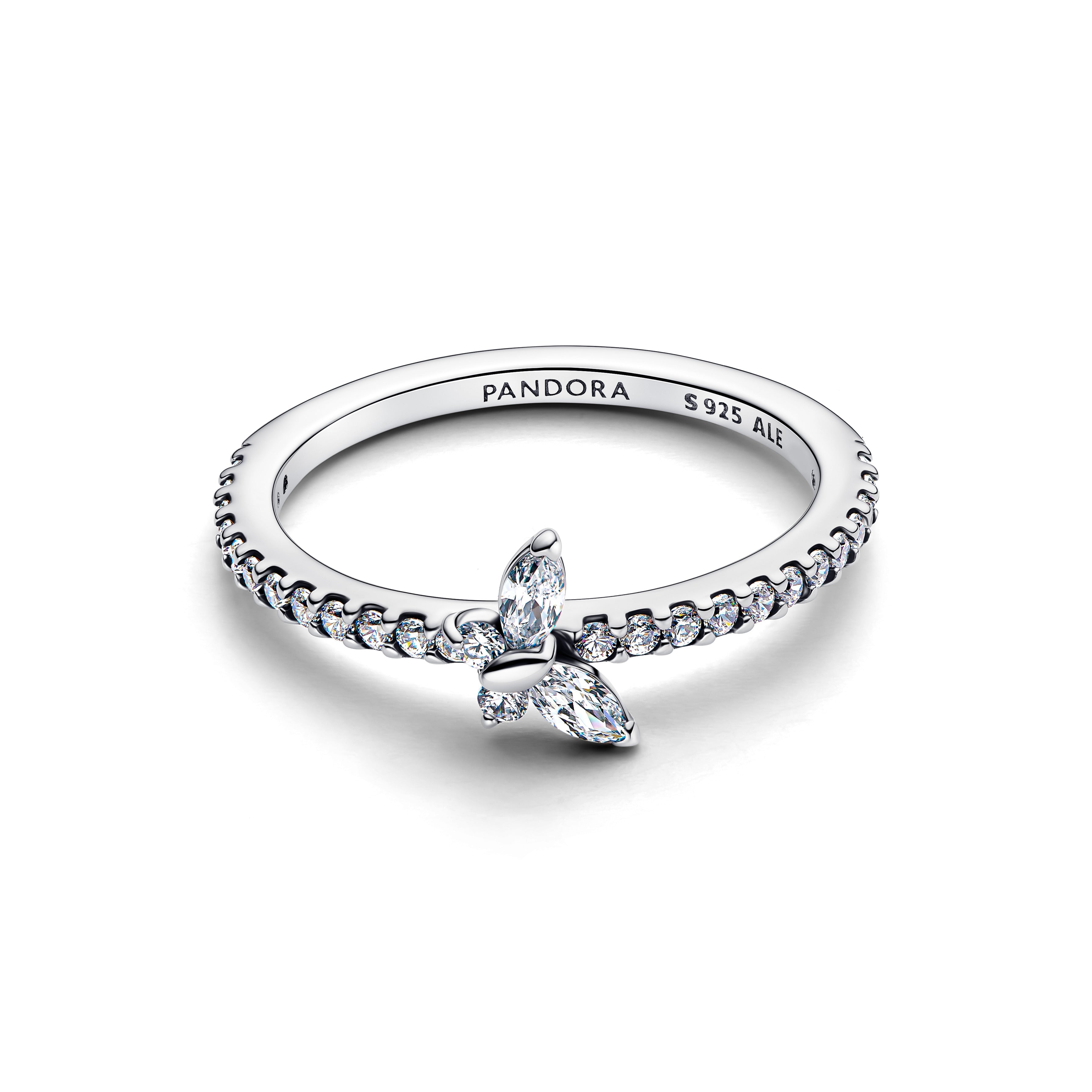 Sparkling Butterfly Ring