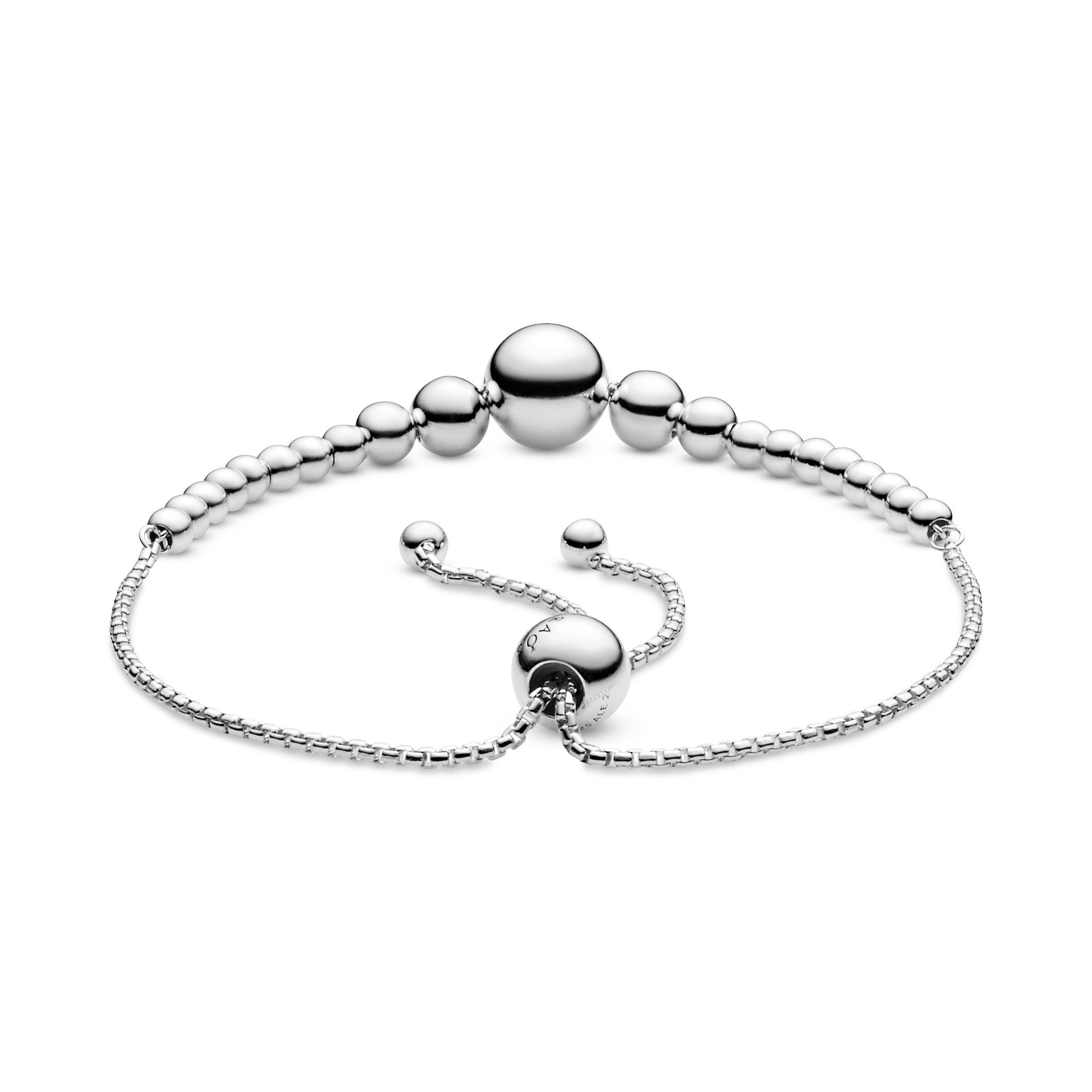String of Beads Slider Bracelet
