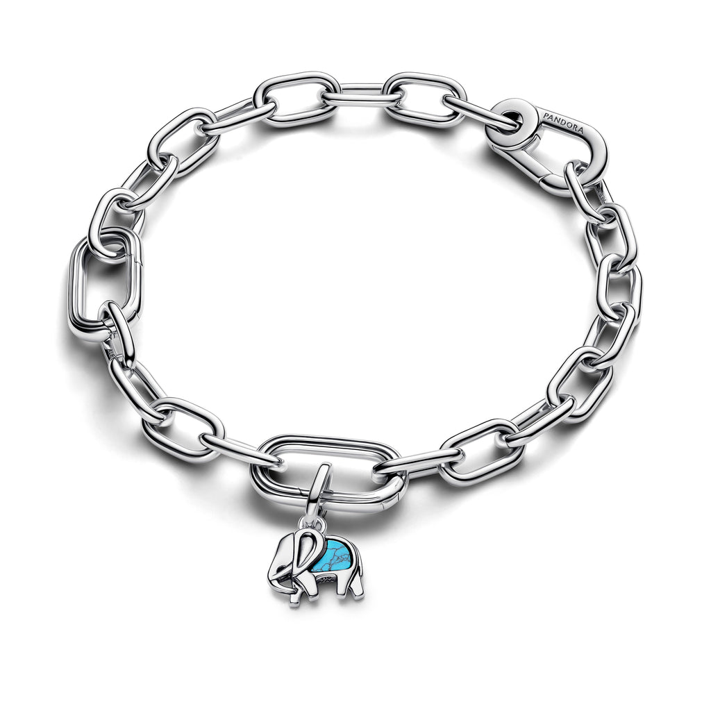 Turquoise-colored Elephant Mini Dangle Charm
