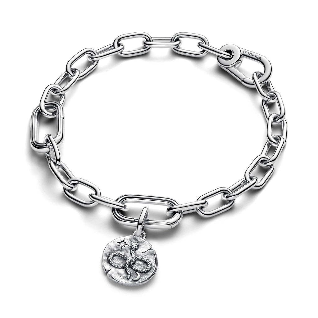 Infinity Snake Medallion Charm