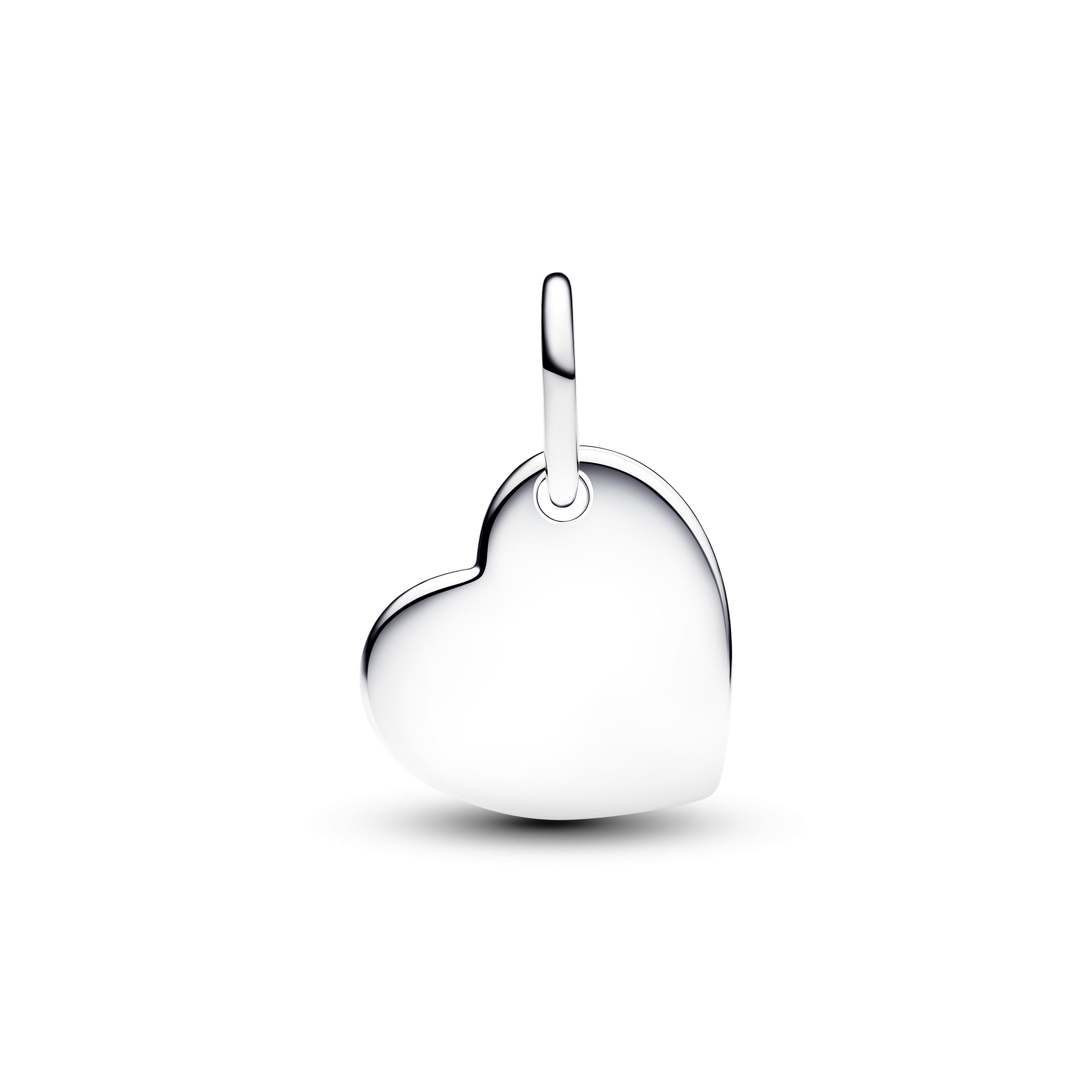 Engravable Heart Honey Stone Dangle Charm